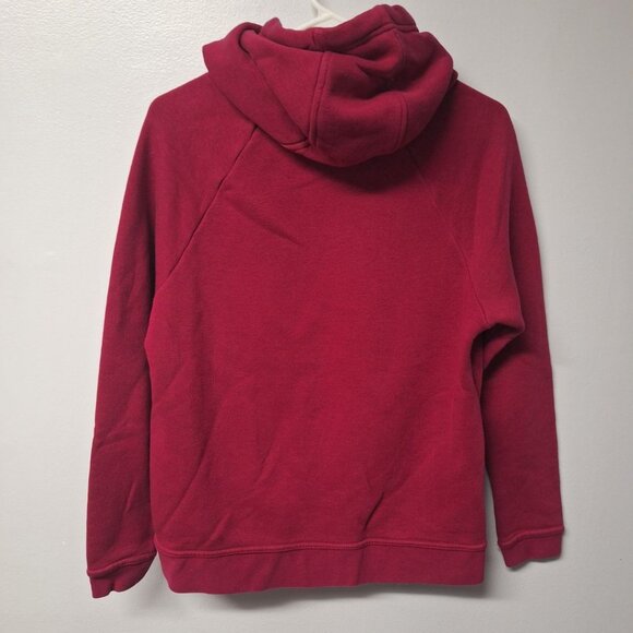 Nike Cowl Neck Hoodie‎ Womens Small Pink Side Pockets Sweatshirt - Picture 4 of 10